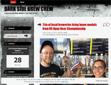 Tablet Screenshot of nmdarksidebrewcrew.com